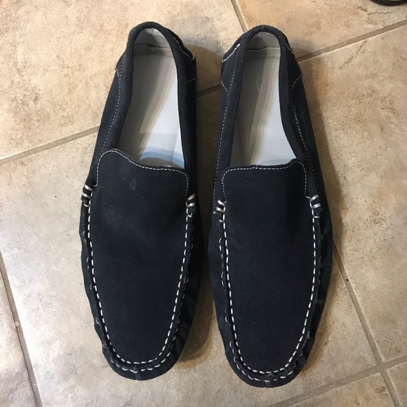 ?Calvin Klein Navy Suede Loafer